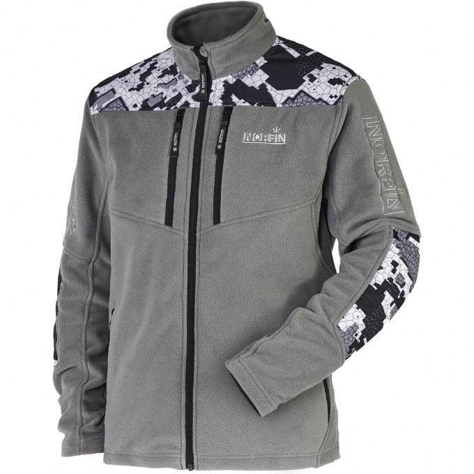 Джемпер флисовый NORFIN GLACIER CAMO 01 размер S 477201-S