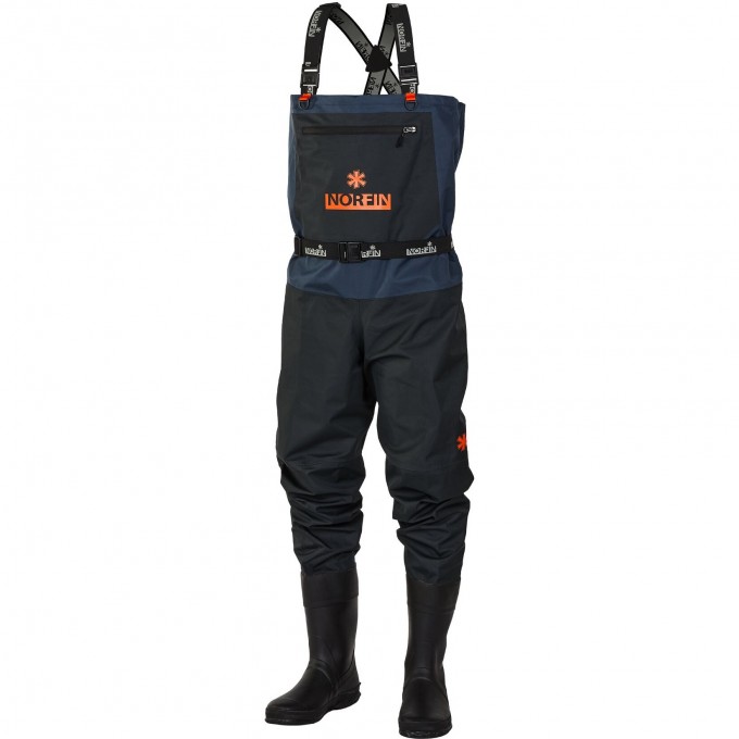 Полукомбинезон забродный NORFIN PILOT BOOTFOOT р.43-MS с сапогами 82231-43-MS